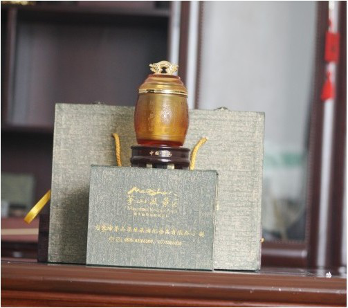 琉璃百福茶罐