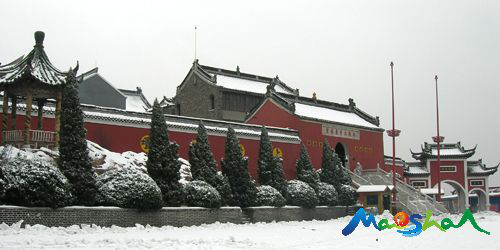 茅山雪景欣赏
