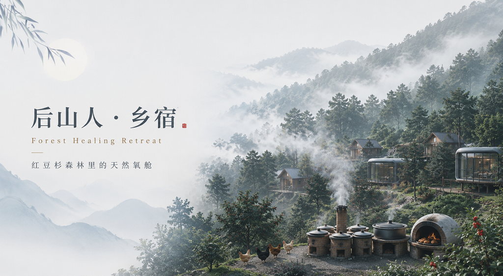 茅山腹地的 “森林疗愈所”—— 后山人・乡宿的小而美样本
