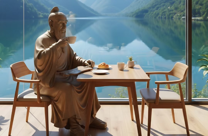 老子铜像“溜”了！漫游茅山湖，把“道法自然”玩出了新花样